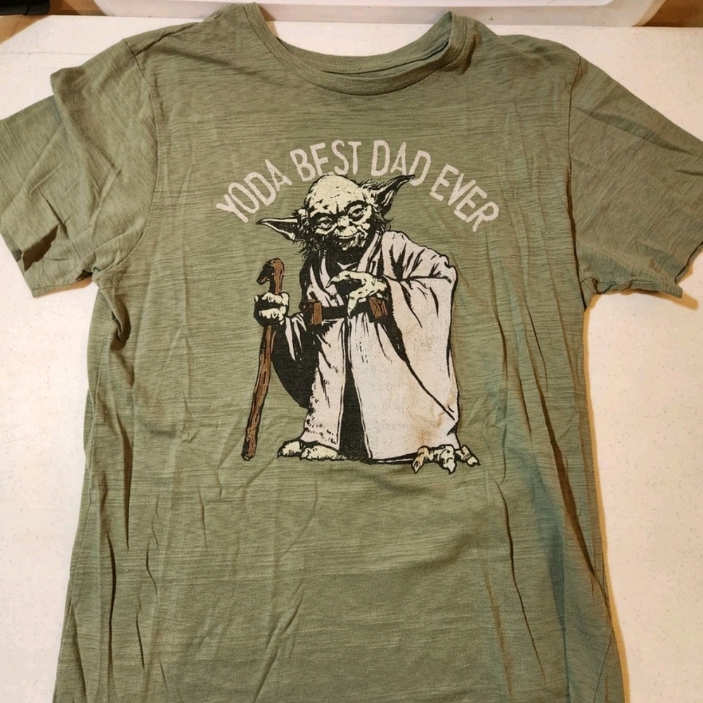 Yoda Best Dad Ever Graphic T-Shirt